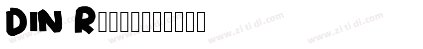 DIN Reagule字体转换